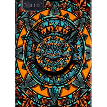 Angry Owl Samsung A51 Pop Case by Casekaro