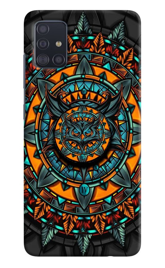 Angry Owl Samsung A51 Pop Case by Casekaro
