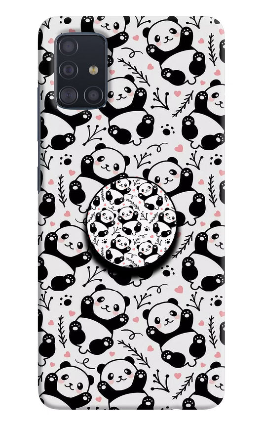 Cute Panda Samsung A51 Pop Case by Casekaro