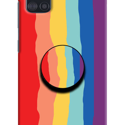 Rainbow Samsung A51 Pop Case by Casekaro