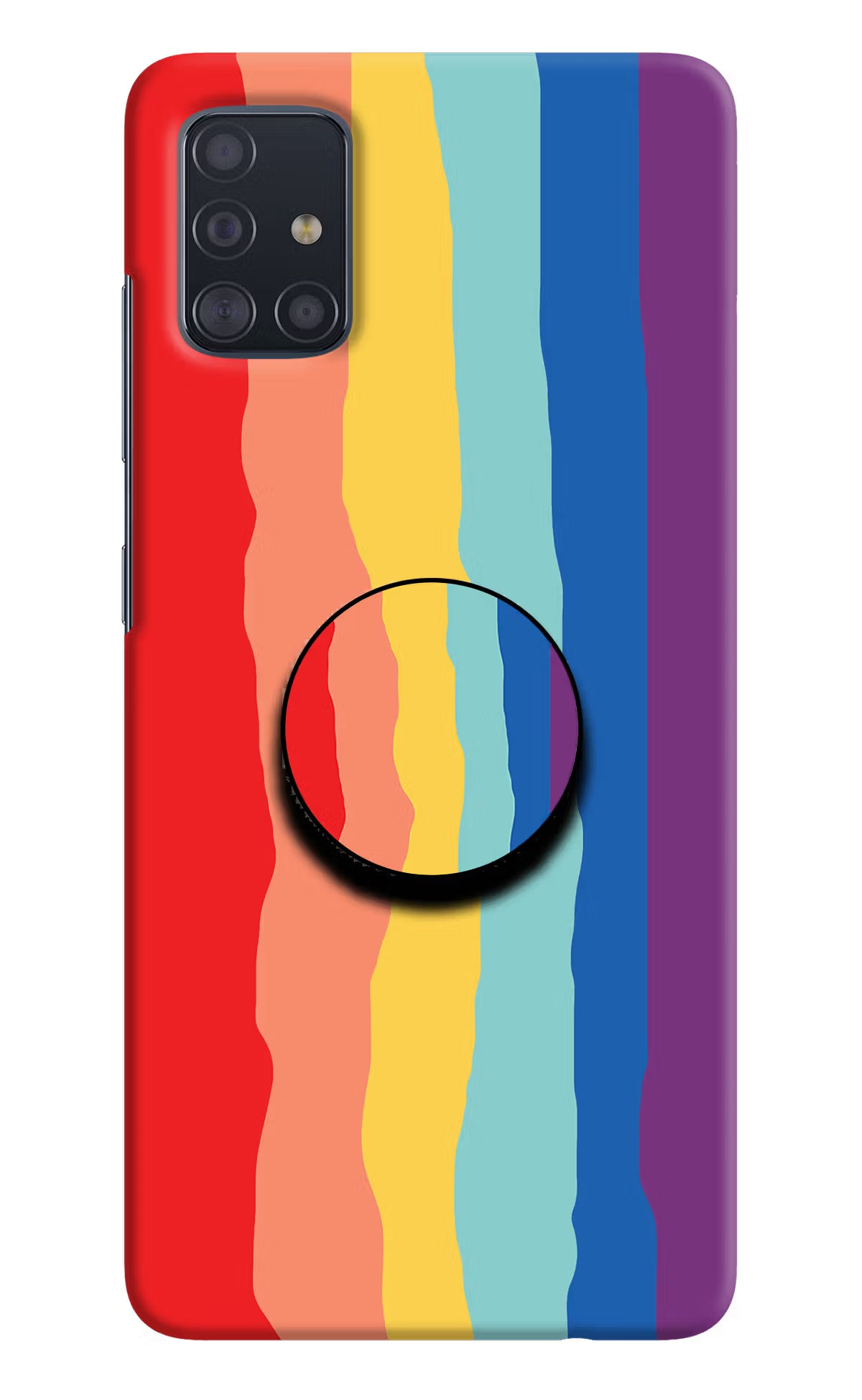 Rainbow Samsung A51 Pop Case by Casekaro