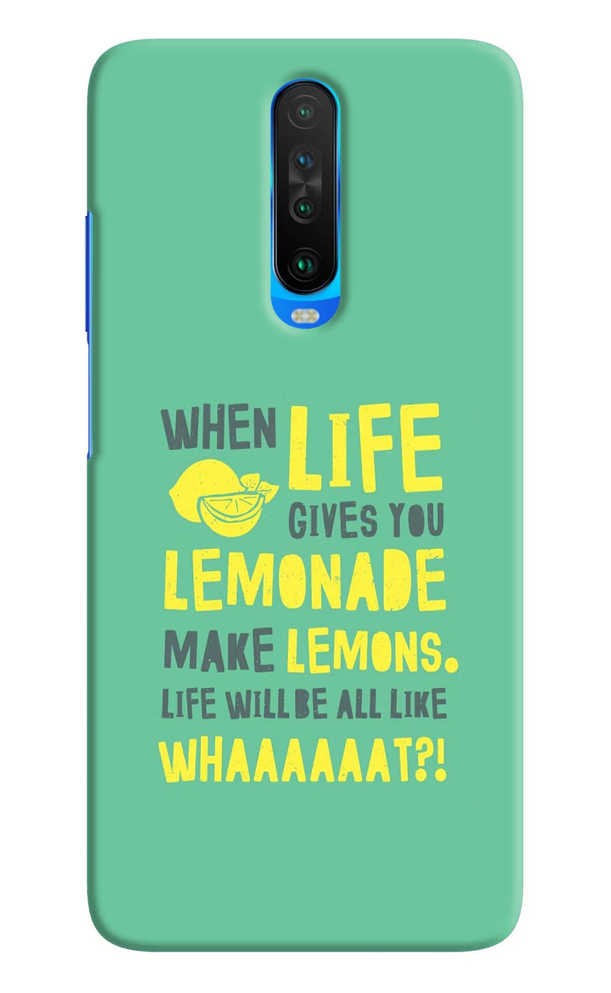 Quote Poco X2 Hard Case Back Cover by Casekaro