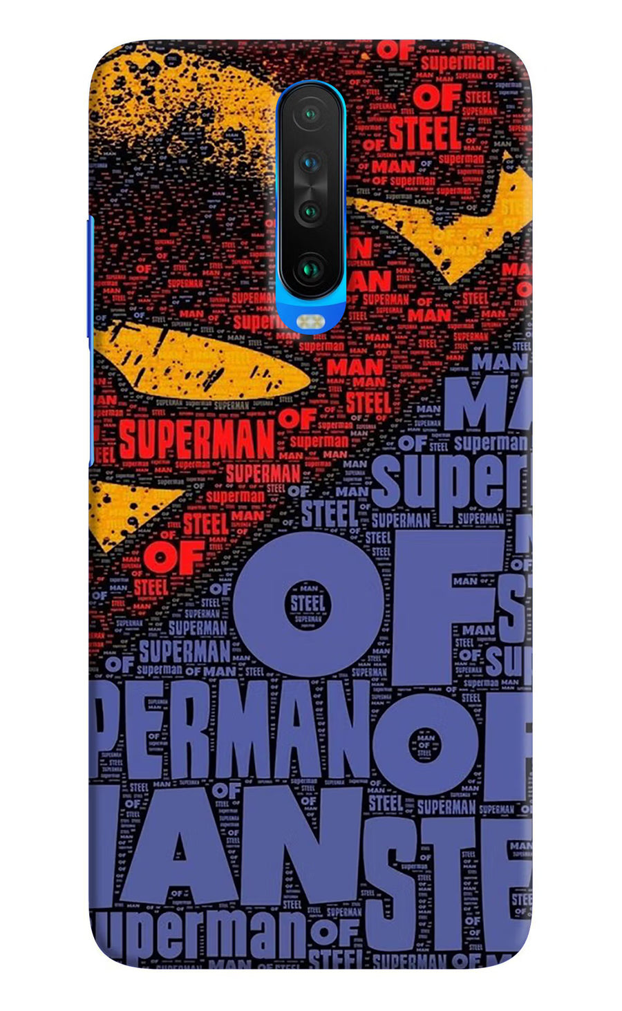 Superman Poco X2 Back Cover, Hard case