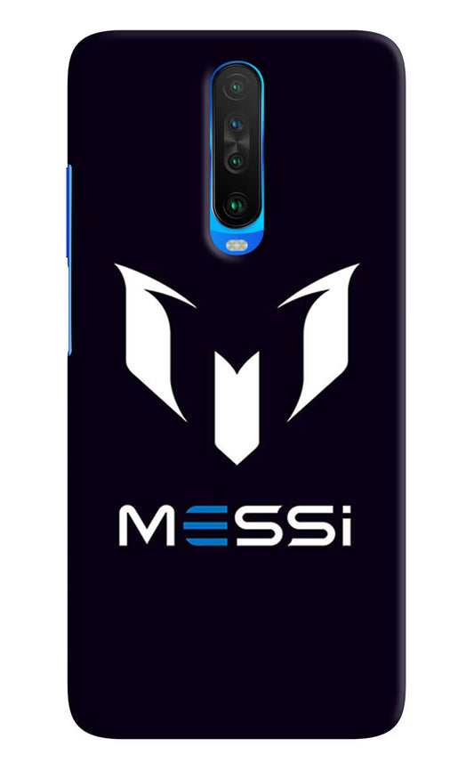 Messi Logo Poco X2 Hard Case Back Cover by Casekaro