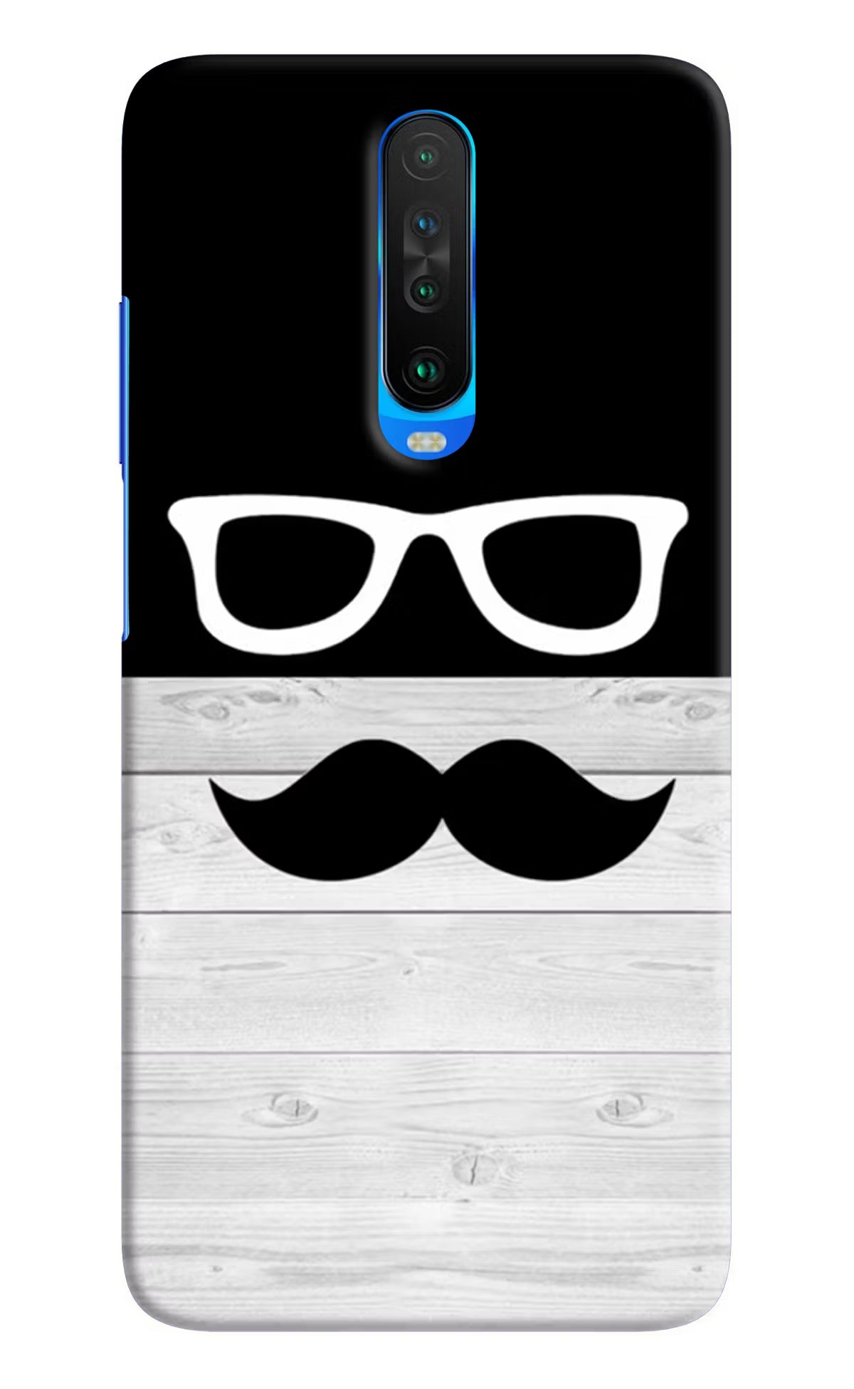 Mustache Poco X2 Hard Case Back Cover by Casekaro