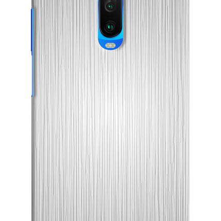 Wooden Grey Texture Poco X2 Hard Case Back Cover by Casekaro