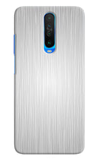 Wooden Grey Texture Poco X2 Hard Case Back Cover by Casekaro