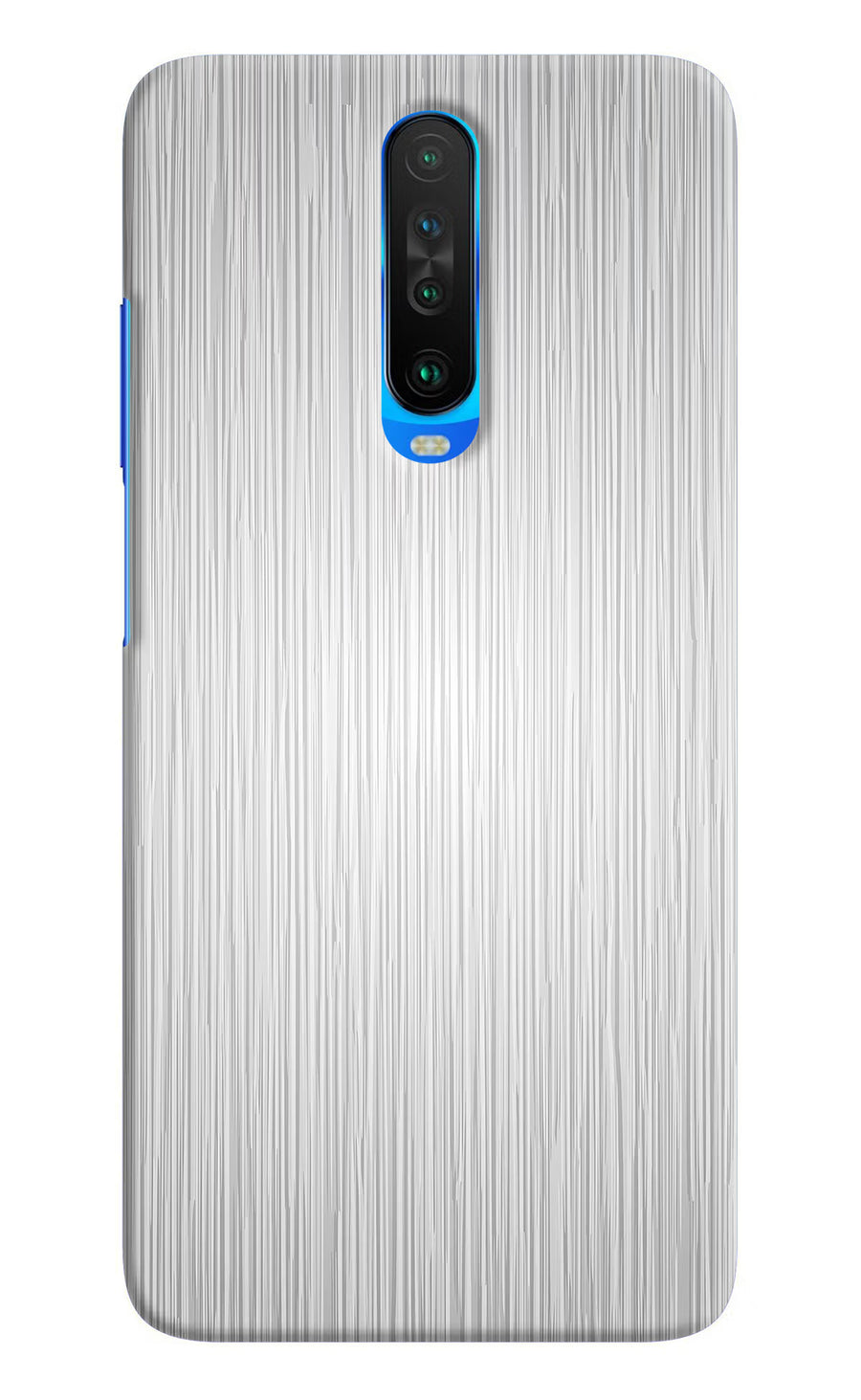 Wooden Grey Texture Poco X2 Back Cover, Hard case