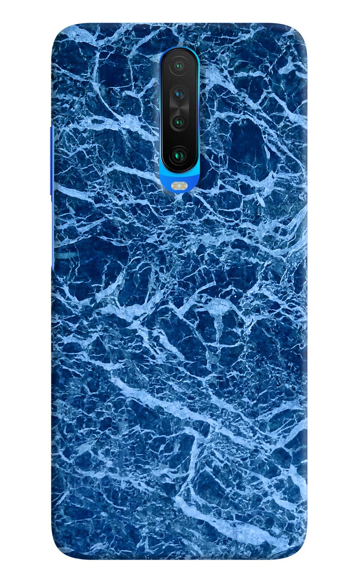 Blue Marble Poco X2 Hard Case Back Cover by Casekaro