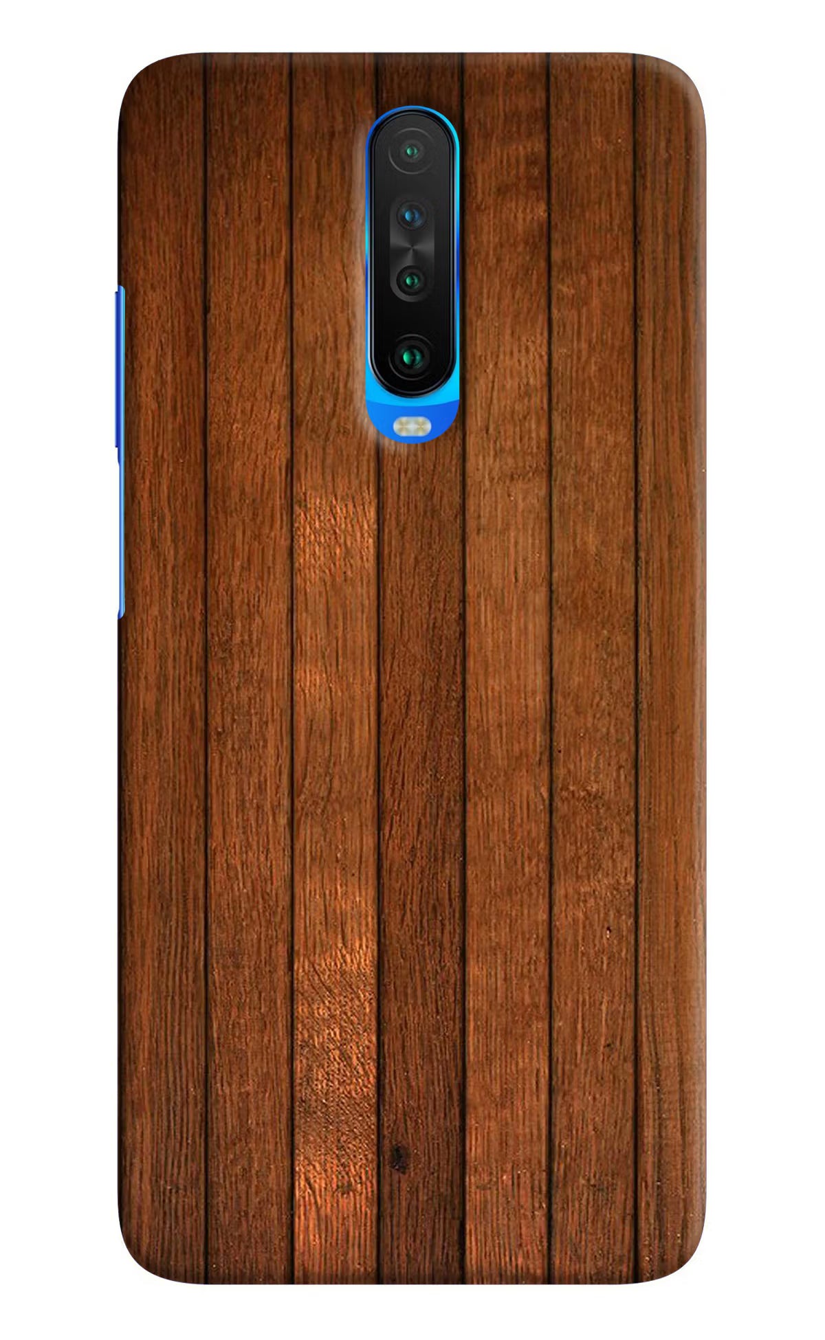 Wooden Artwork Bands Poco X2 Hard Case Back Cover by Casekaro
