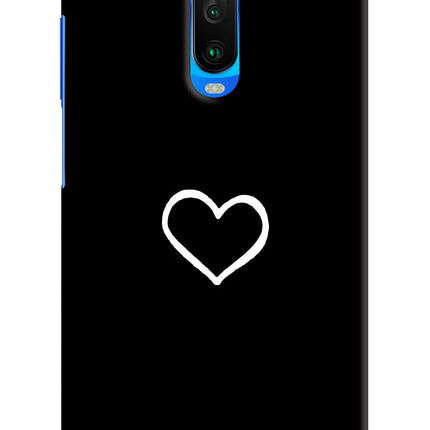 Heart Poco X2 Hard Case Back Cover by Casekaro