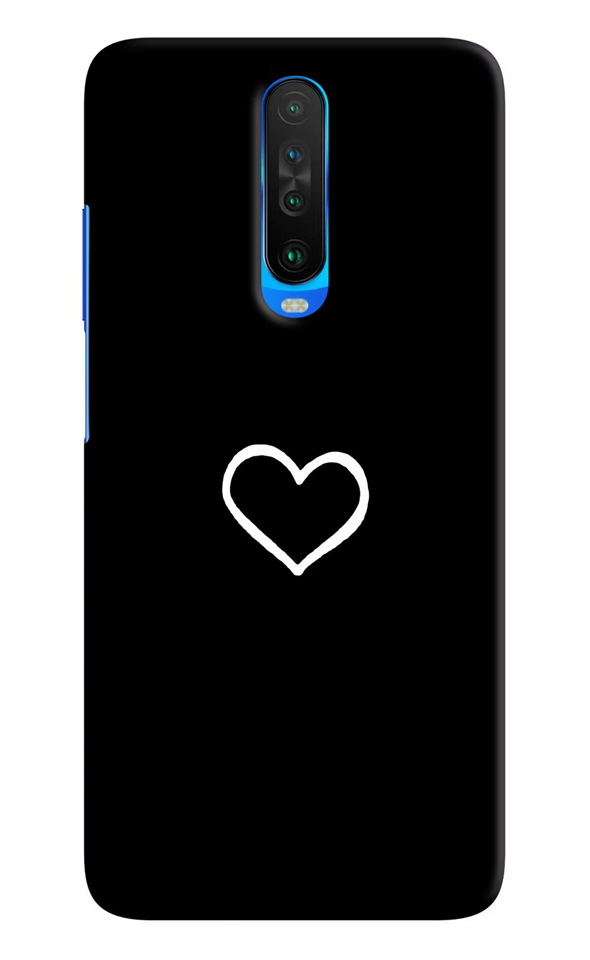 Heart Poco X2 Hard Case Back Cover by Casekaro