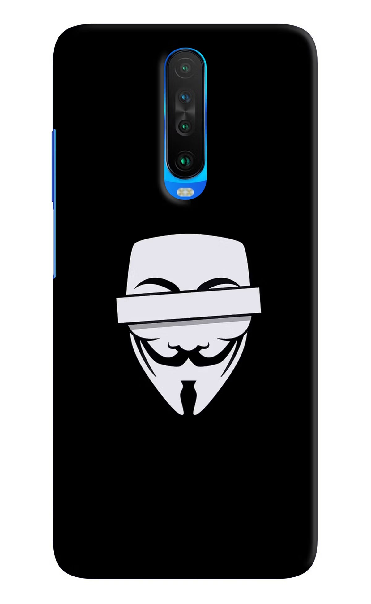 Anonymous Face Poco X2 Hard Case Back Cover by Casekaro
