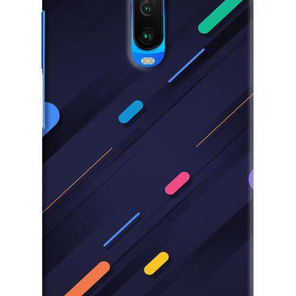 Abstract Design Poco X2 Hard Case Back Cover by Casekaro