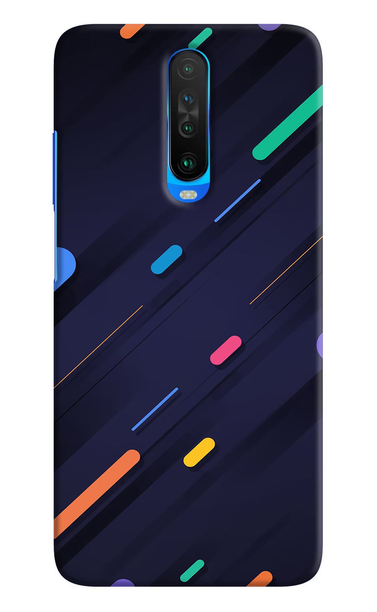 Abstract Design Poco X2 Hard Case Back Cover by Casekaro