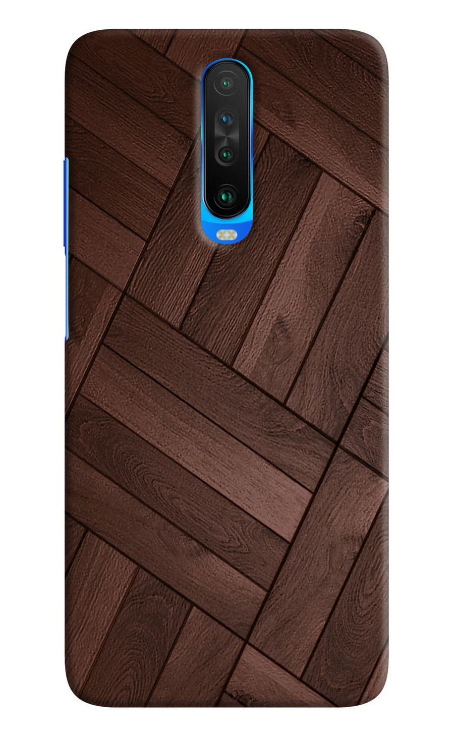 Wooden Texture Design Poco X2 Back Cover, Hard case