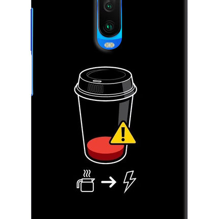 Coffee Poco X2 Hard Case Back Cover by Casekaro