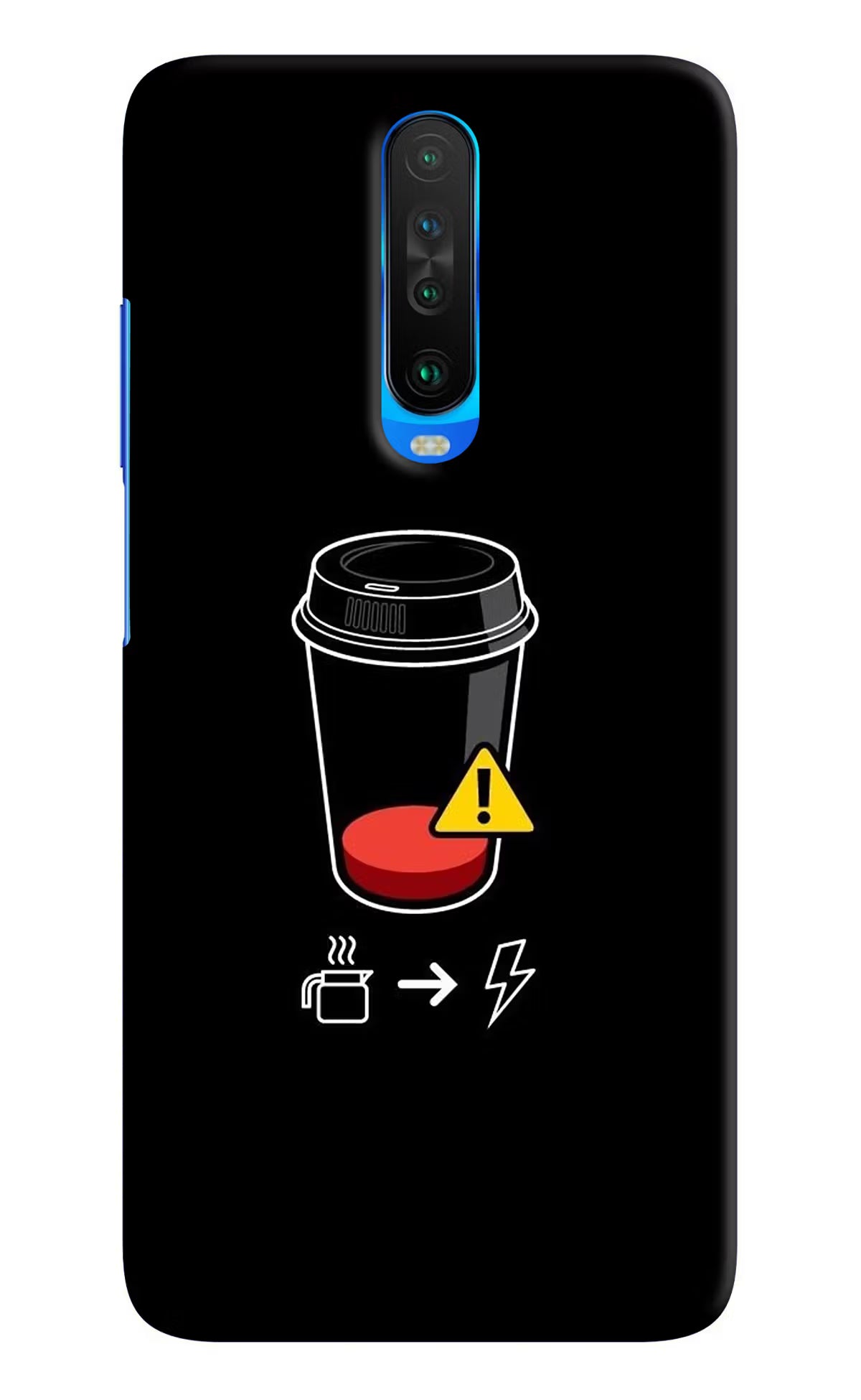 Coffee Poco X2 Hard Case Back Cover by Casekaro