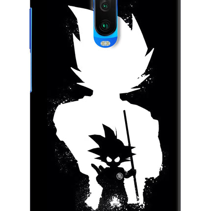 Goku Shadow Poco X2 Hard Case Back Cover by Casekaro