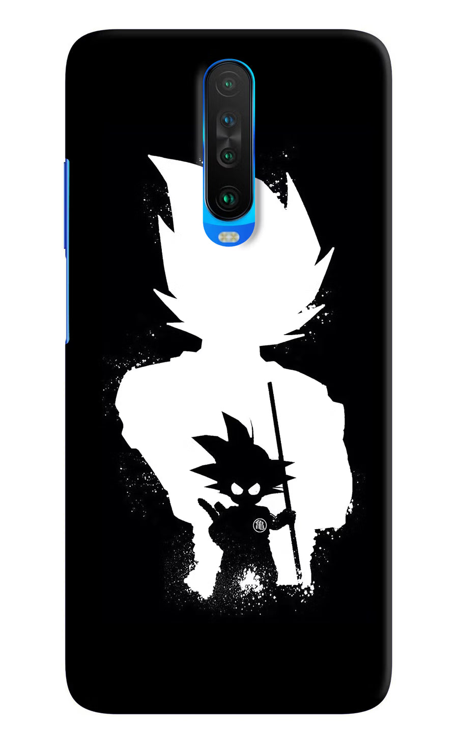 Goku Shadow Poco X2 Back Cover, Hard case
