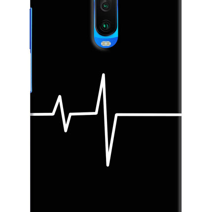 Heart Beats Poco X2 Hard Case Back Cover by Casekaro