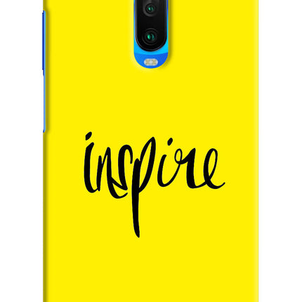 Inspire Poco X2 Hard Case Back Cover by Casekaro