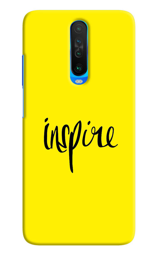 Inspire Poco X2 Hard Case Back Cover by Casekaro