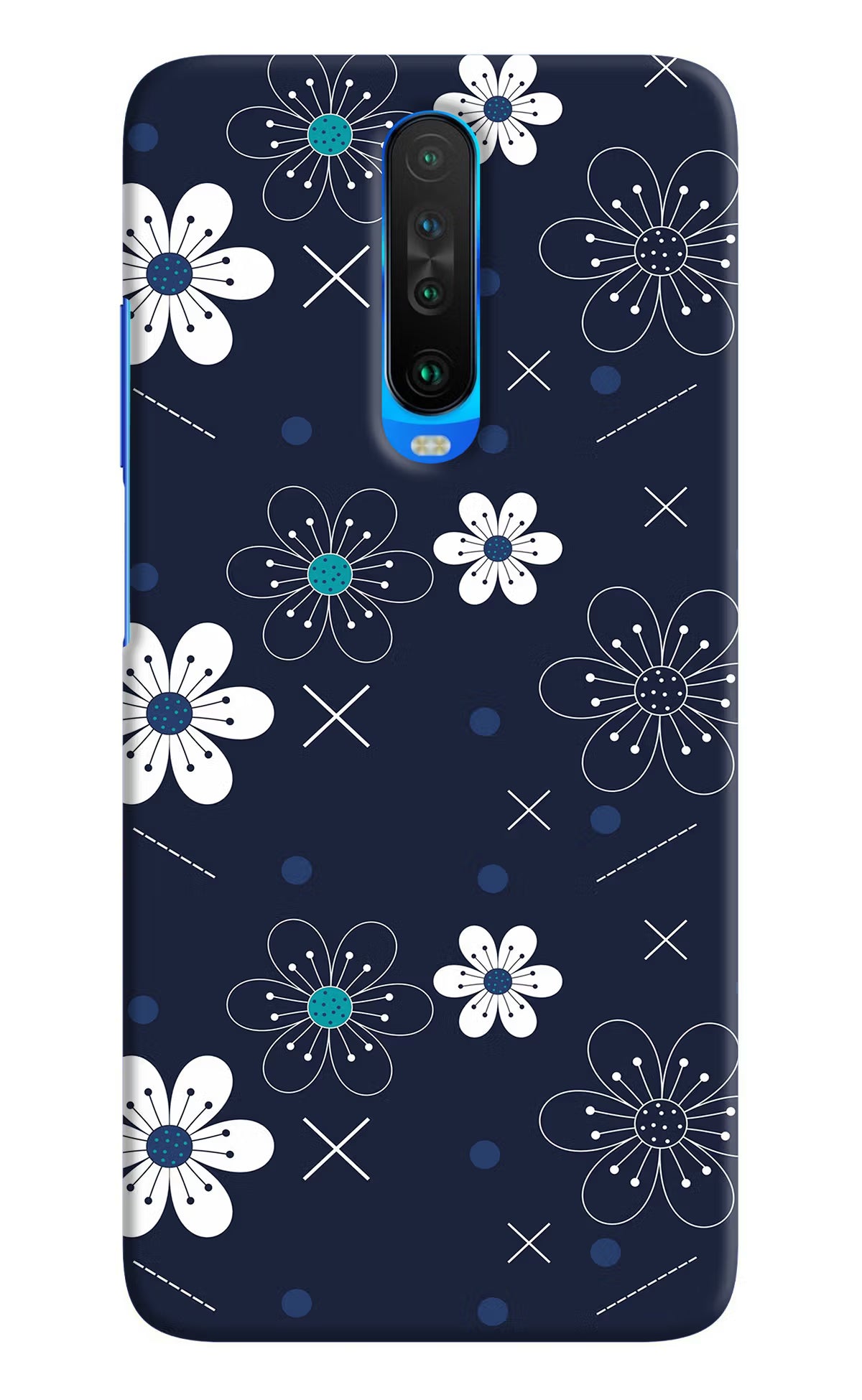 Flowers Poco X2 Hard Case Back Cover by Casekaro