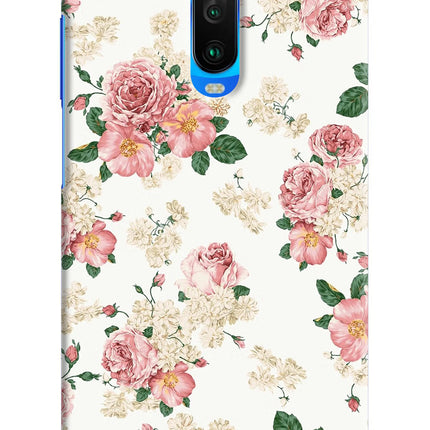 Flowers Poco X2 Hard Case Back Cover by Casekaro