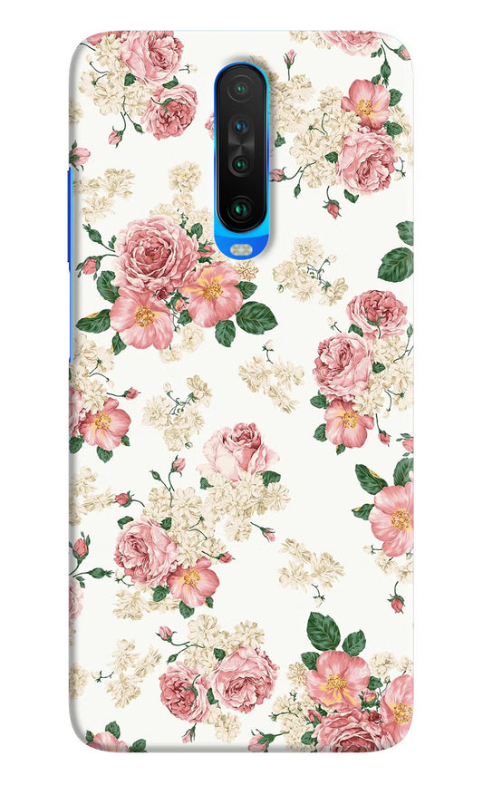 Flowers Poco X2 Hard Case Back Cover by Casekaro
