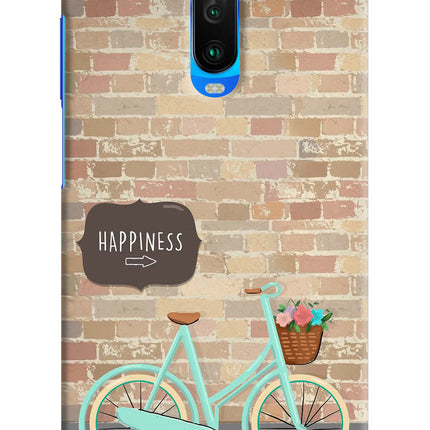 Happiness Artwork Poco X2 Hard Case Back Cover by Casekaro