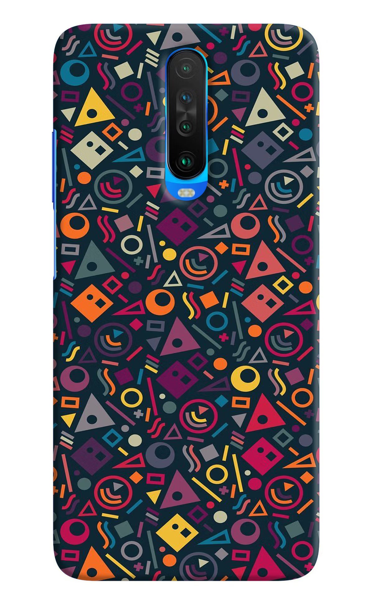 Geometric Abstract Poco X2 Hard Case Back Cover by Casekaro
