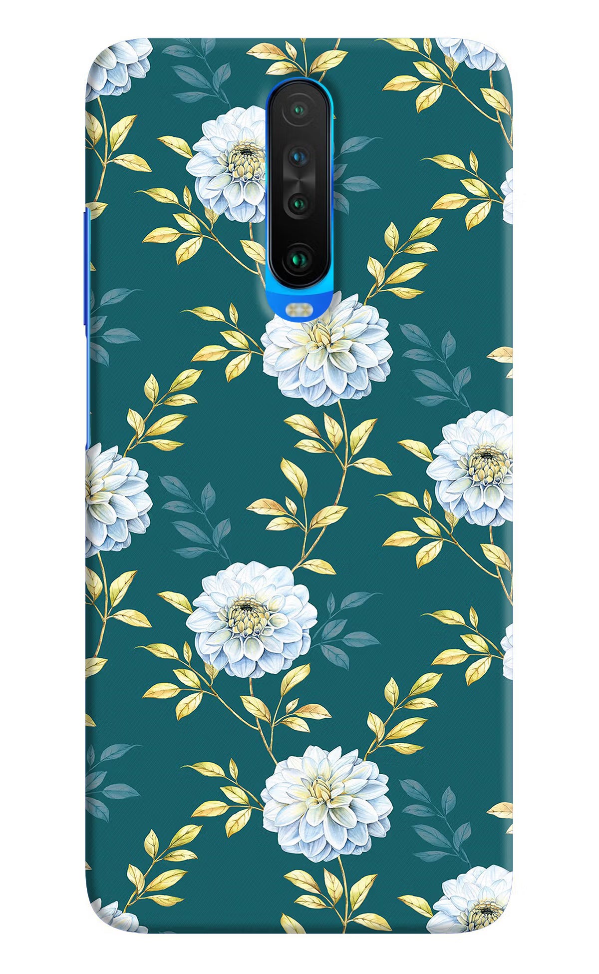 Flowers Poco X2 Hard Case Back Cover by Casekaro