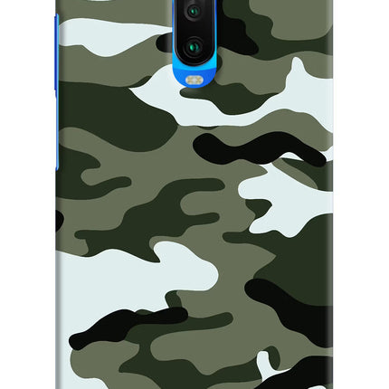 Camouflage Poco X2 Hard Case Back Cover by Casekaro