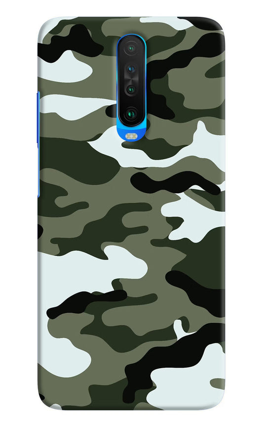 Camouflage Poco X2 Hard Case Back Cover by Casekaro