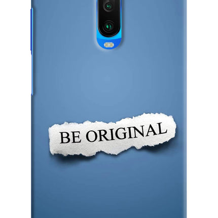 Be Original Poco X2 Hard Case Back Cover by Casekaro