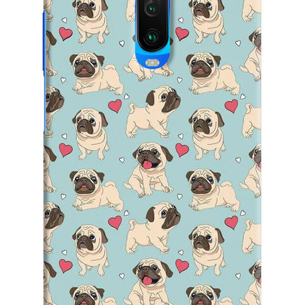 Pug Dog Poco X2 Hard Case Back Cover by Casekaro