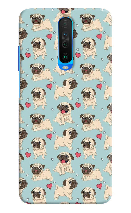 Pug Dog Poco X2 Hard Case Back Cover by Casekaro
