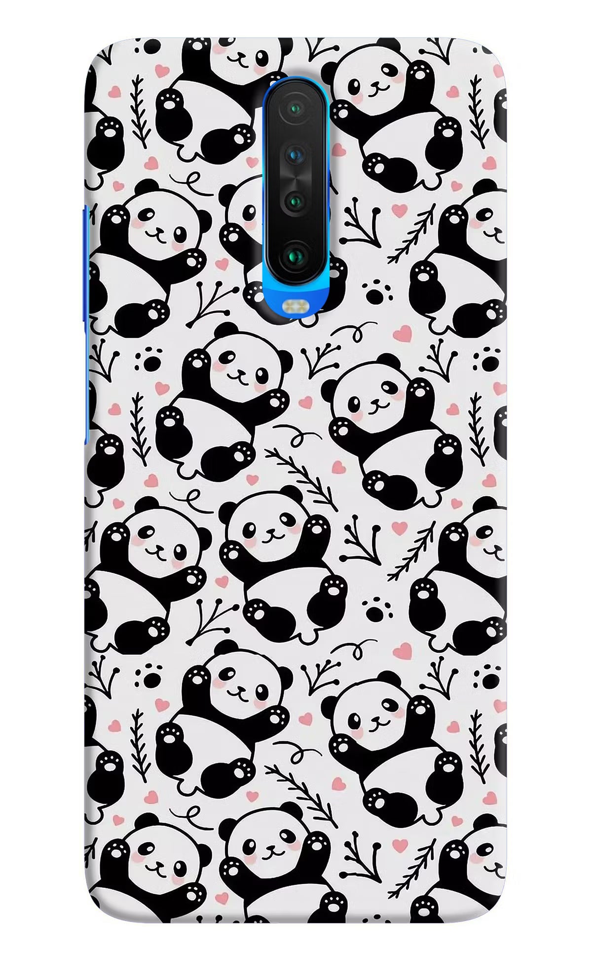 Cute Panda Poco X2 Hard Case Back Cover by Casekaro