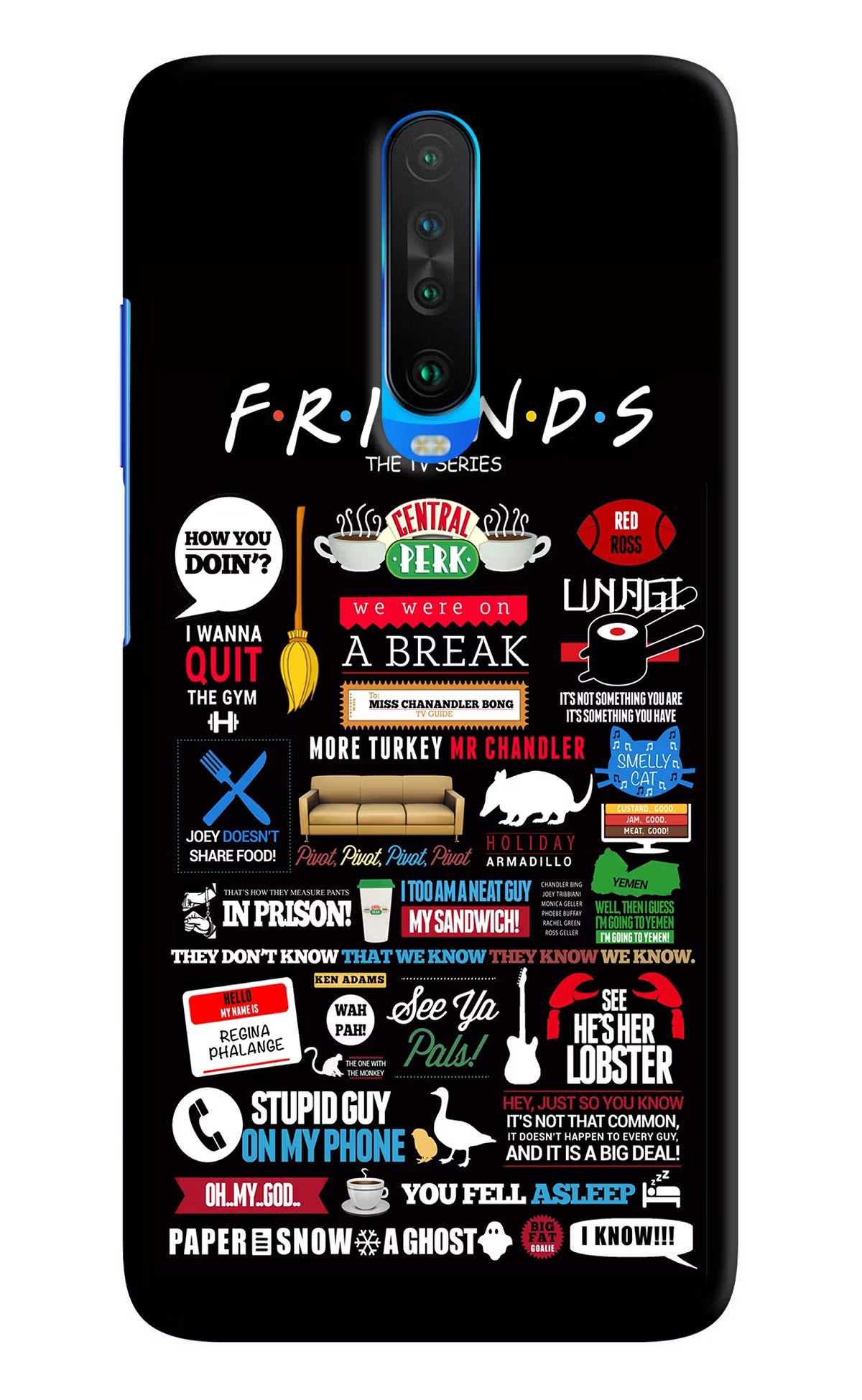 FRIENDS Poco X2 Hard Case Back Cover by Casekaro