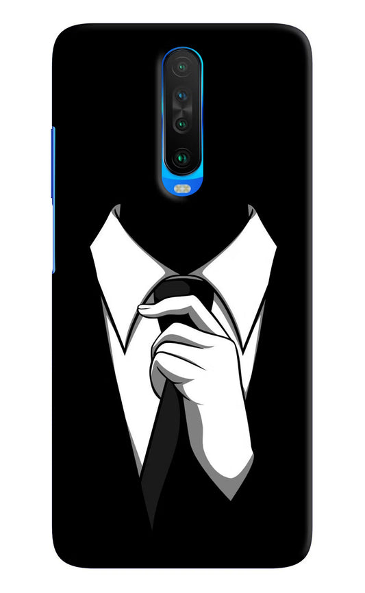 Black Tie Poco X2 Hard Case Back Cover by Casekaro