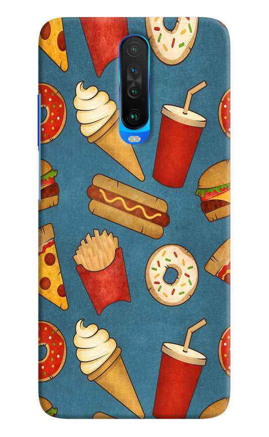Foodie Poco X2 Hard Case Back Cover by Casekaro