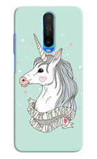 Unicorn Wallpaper Poco X2 Hard Case Back Cover by Casekaro