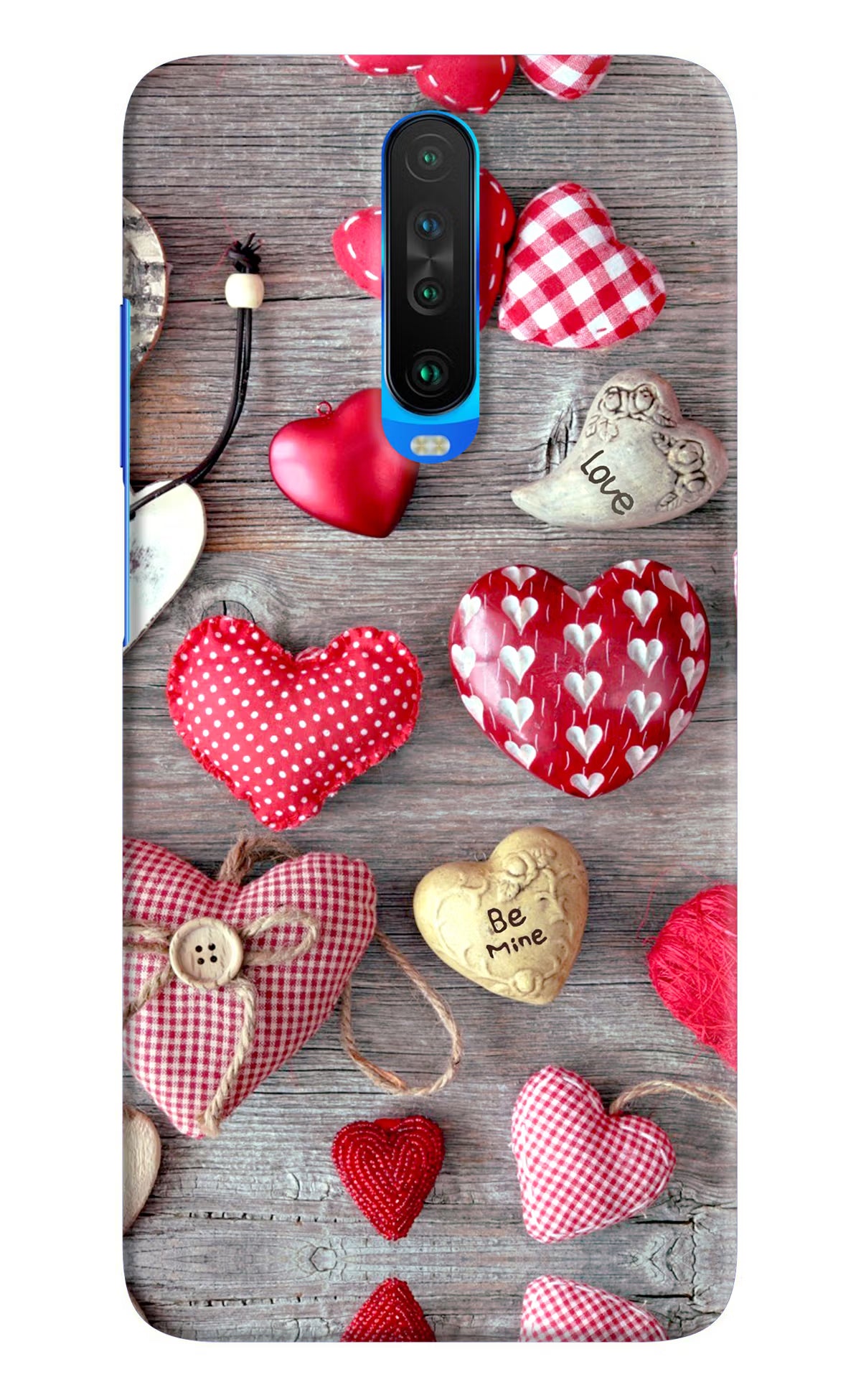 Love Wallpaper Poco X2 Hard Case Back Cover by Casekaro