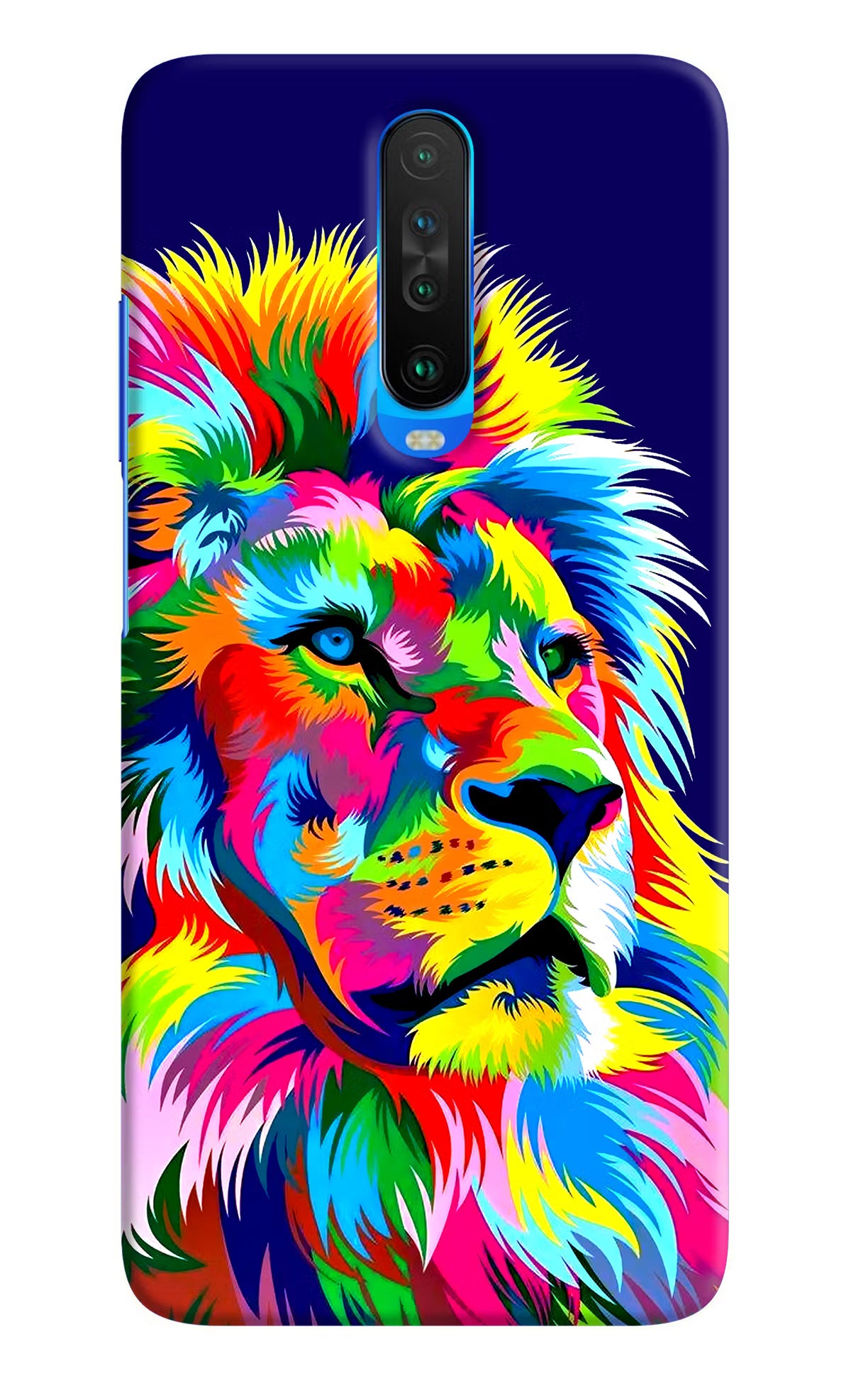 Vector Art Lion Poco X2 Hard Case Back Cover by Casekaro