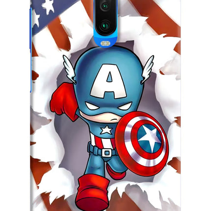 Captain America Poco X2 Hard Case Back Cover by Casekaro