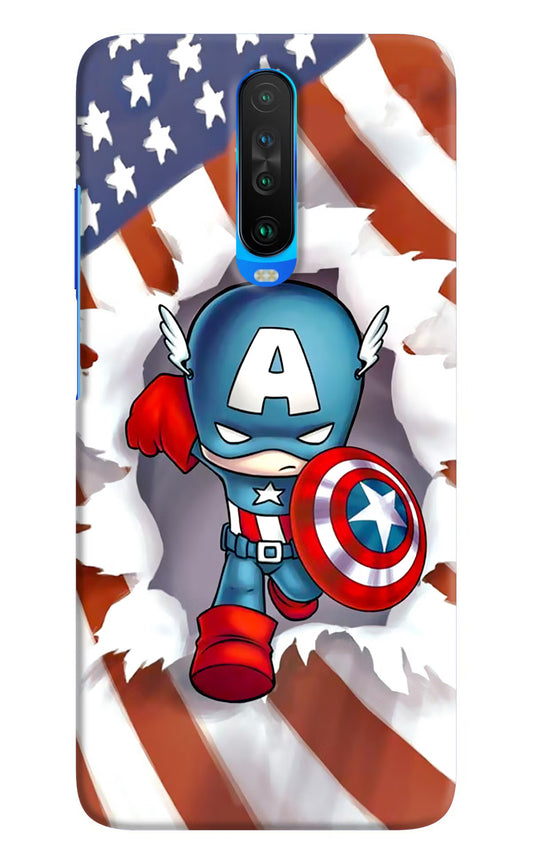 Captain America Poco X2 Hard Case Back Cover by Casekaro