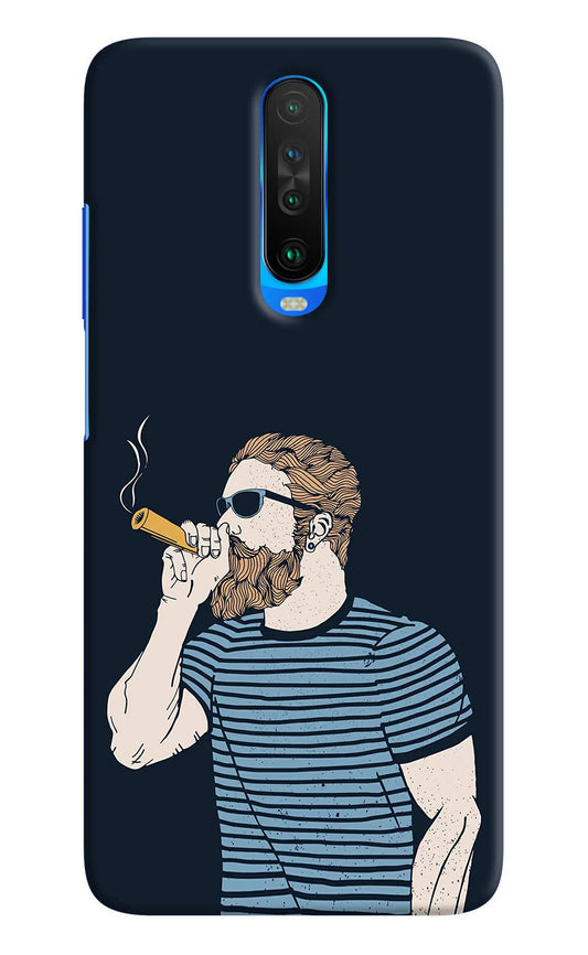 Smoking Poco X2 Hard Case Back Cover by Casekaro
