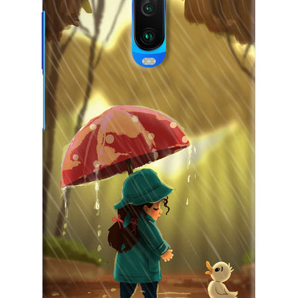 Rainy Day Poco X2 Hard Case Back Cover by Casekaro