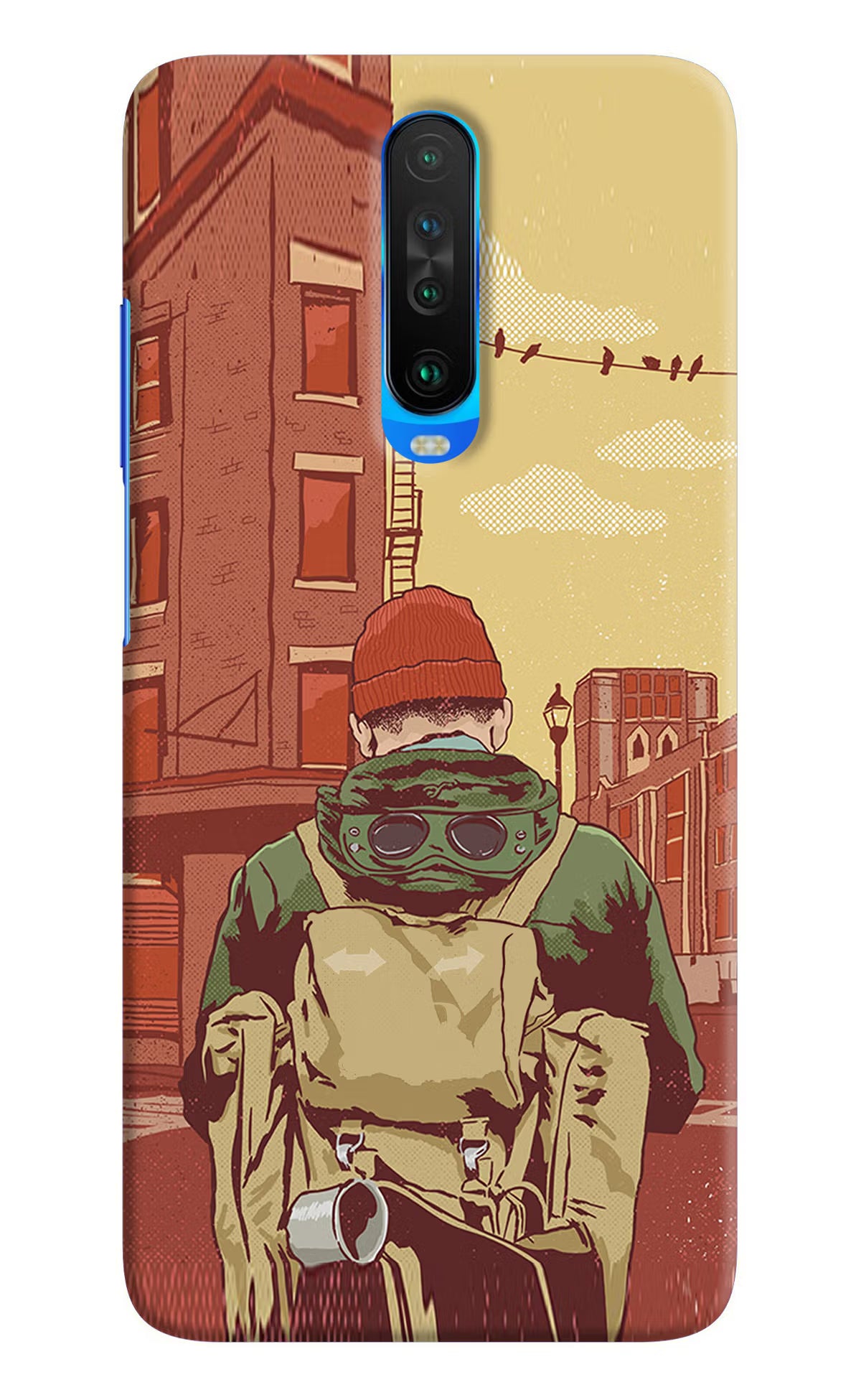 Adventurous Poco X2 Hard Case Back Cover by Casekaro